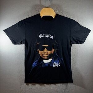 1562 | Eazy-E Ruthless Records Compton Hip Hop Rap Graphic Tee Black Mens‎ L